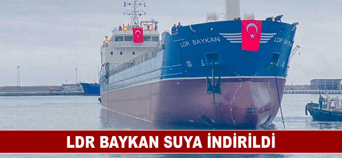 LDR Baykan suya indirildi