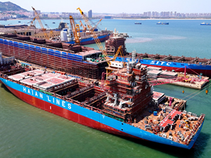 Çinli tersanelere 24 milyon DWT’lik gemi siparişi geldi