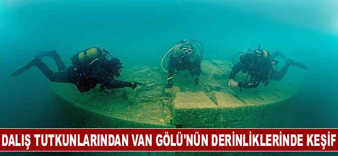 Dalış tutkunlarından Van Gölü'nün derinliklerinde keşif