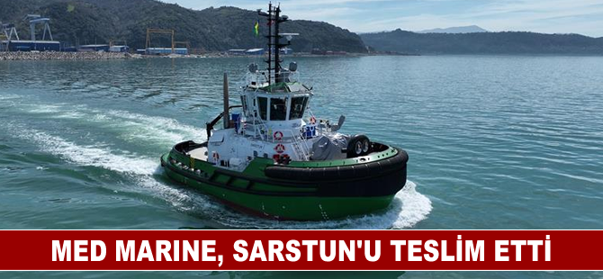 Med Marine, üçüncü römorkörü SARSTUN'u teslim etti