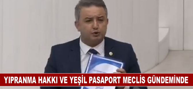 Yıpranma hakkı ve yeşil pasaport Meclis gündeminde