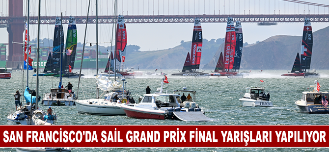 San Francisco'da Sail Grand Prix final yarışları yapılıyor