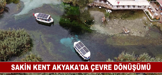 Sakin kent Akyaka'nın Kadın Azmağı "çevre dostu" teknelerle korunacak