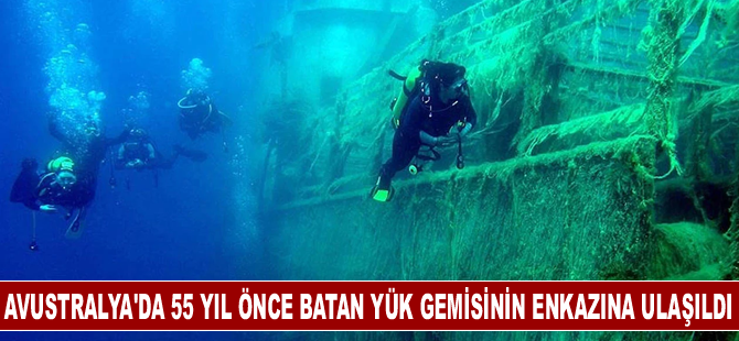 Avustralya'da 55 yıl önce batan yük gemisinin enkazına ulaşıldı