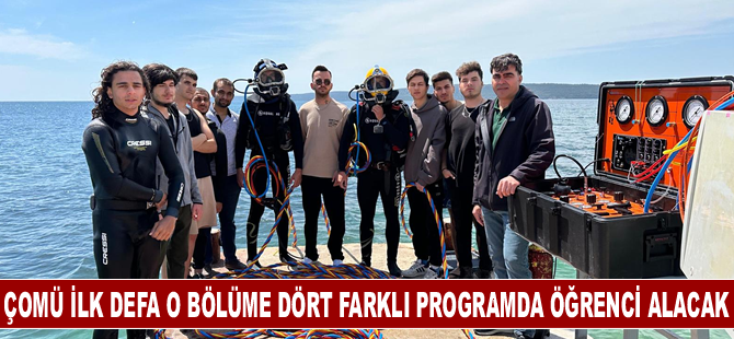 ÇOMÜ ilk defa bu sene o bölüme dört farklı programda öğrenci alacak