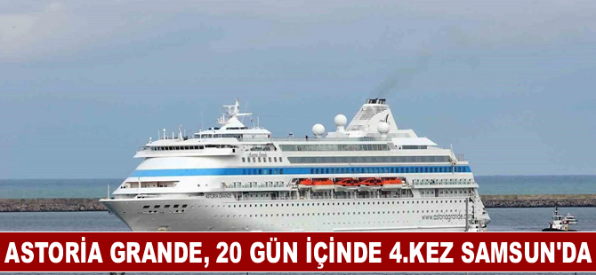 Astoria Grande, 20 gün içinde 4.kez Samsun'da