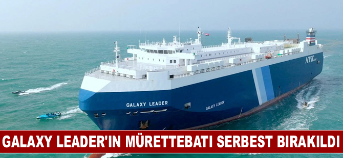 Galaxy Leader'ın mürettebatı serbest bırakıldı