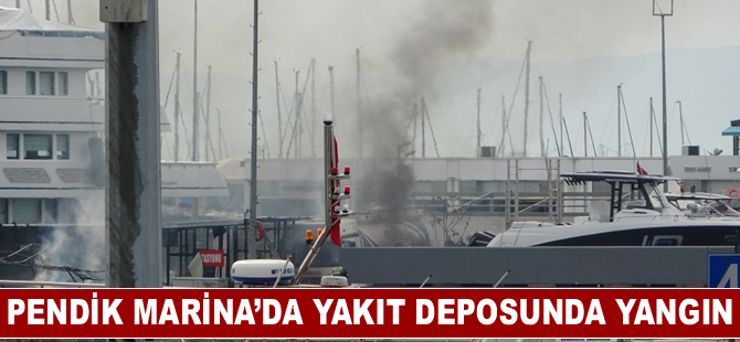 Pendik Marina’da Yakıt Deposunda Yangın