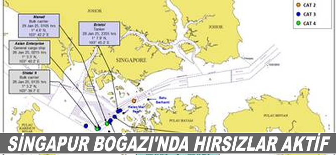 Singapur Boğazı'nda Hırsızlar Aktif