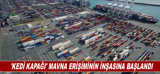 'Kedi kapağı' mavna erişiminin inşasına başlandı