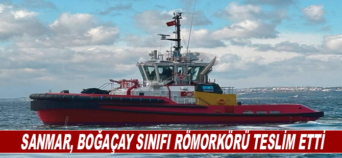 Sanmar, Boğaçay Sınıfı Römorkörü Teslim Etti