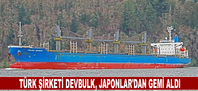 Türk şirketi Devbulk, Japonlar'dan gemi aldı