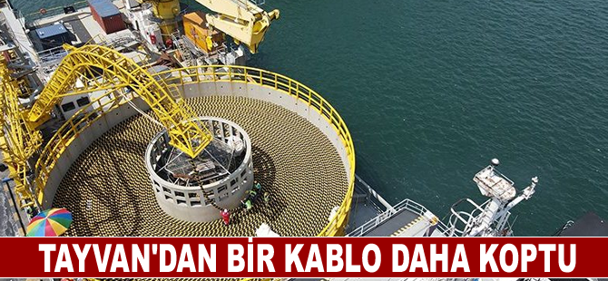 Tayvan'da bir kablo daha koptu