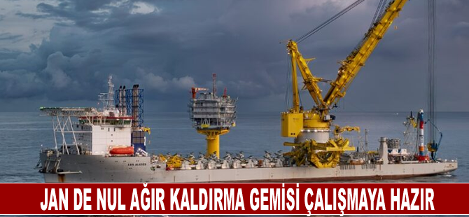 Jan De Nul ağır kaldırma gemisi çalışmaya hazır