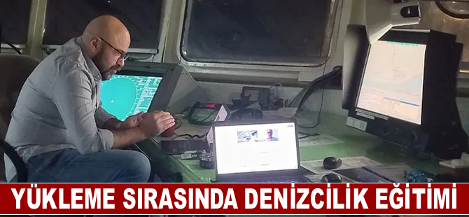 Yükleme sırasında denizcilik eğitimi