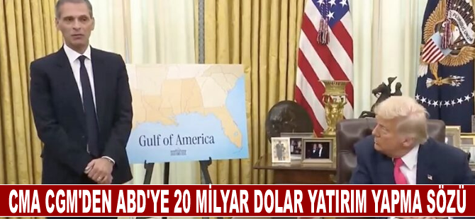 CMA CGM'den ABD'ye 20 milyar dolar yatırım yapma sözü