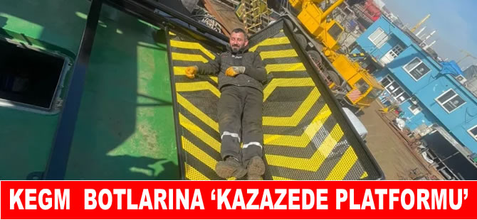 Kıyı Emniyeti botlarına “kazazede platformu” geliyor