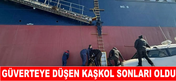 Güverteye düşen kaşkol sonları oldu