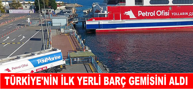 PO Marine ilk yerli barç gemisini kullanıma aldı