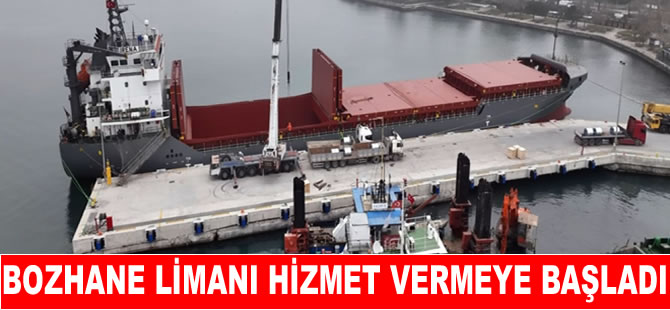 Bozhane Limanı hizmet vermeye başladı