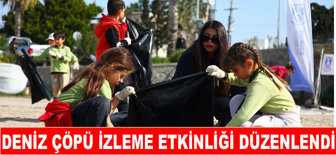 Bodrum’da deniz çöpleri kayıt altına alındı