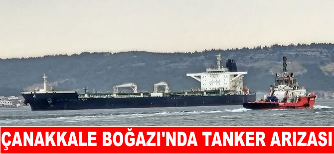 Petrol tankeri boğazda arızalandı