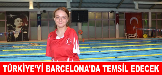 Milli yüzücü Boyacı, Barcelona’da Türkiye'yi temsil edecek