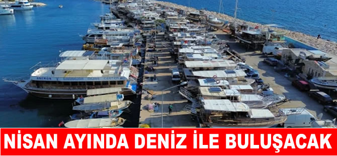 Tur tekneleri ve yatların sezon hazırlığı başladı