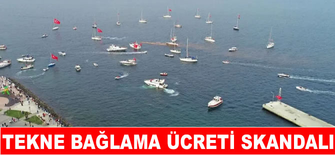 Mudanya’da tekne bağlama ücreti skandalı!