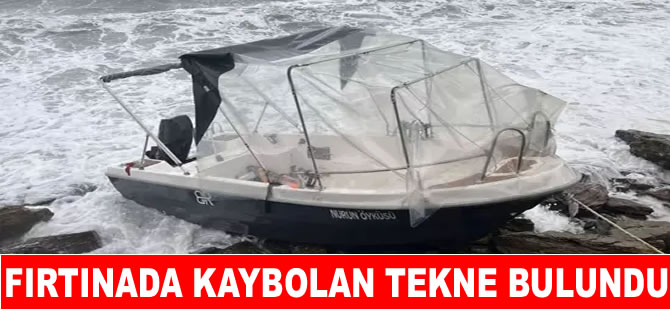 Fırtınada Balıkesir'de  kaybolan tekne Çanakkale'de bulundu