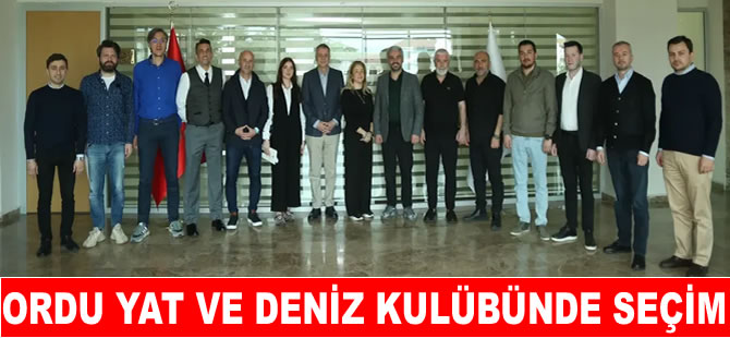 Ordu Yat ve Deniz Spor Kulübü başkanını seçti