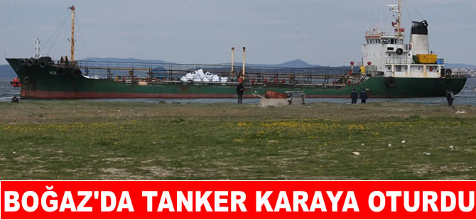 Çanakkale Boğaz'ında karaya oturan tanker kurtarıldı