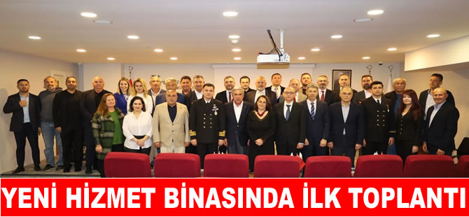 Antalyalı denizciler yeni binasında ilk toplantıyı yaptı