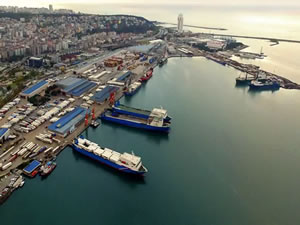 Samsun limanında  kılavuzluk işi için ihale