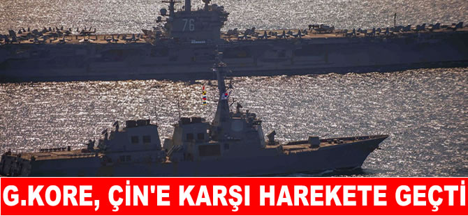 Güney Kore Çin’e karşı Sarı Deniz’de yüzer platform kurdu