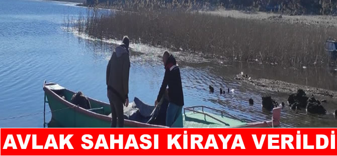 Beyşehir Gölü avlak sahası kiraya verildi