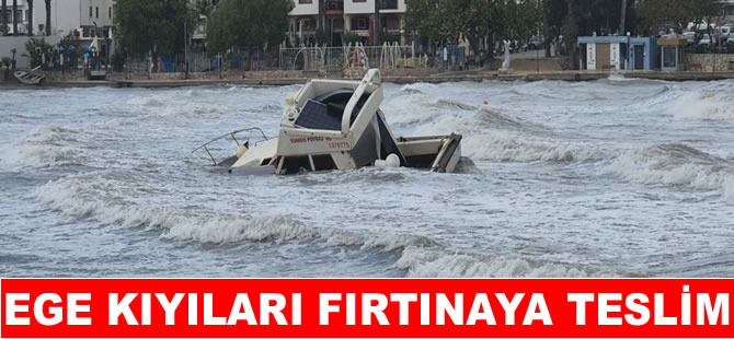 Deniz ulaşımına fırtına engeli: Feribot seferleri iptal edildi