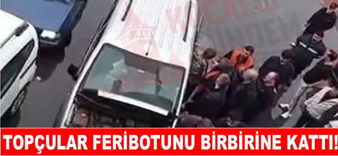 Topçular Feribotu’nda yolcuları isyan ettiren olay!