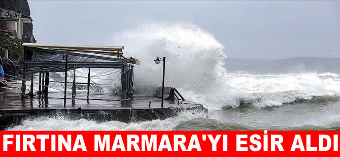 Marmara’da deniz ulaşımına poyraz engeli