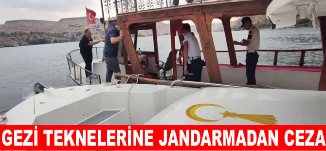 Jandarmadan gezi teknelerine ceza