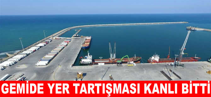 Ro Ro gemisinde yer tartışması kanlı bitti!