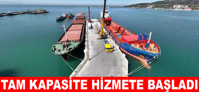 Bozhane Limanı tam kapasite çalışmaya başladı
