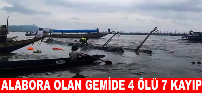 Alabora olan gemide 4 denizci öldü, 7 denizci kayıp