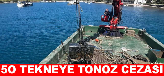 Antik limanda 50 tekneye tonoz cezası