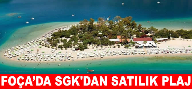 İzmir'in gözde turizm bölgesinde satılık plaj