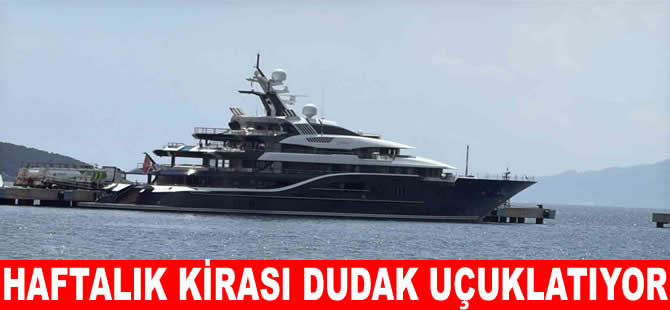 Yüzen saray ultra lüks 'Solandge' Bodrum'da