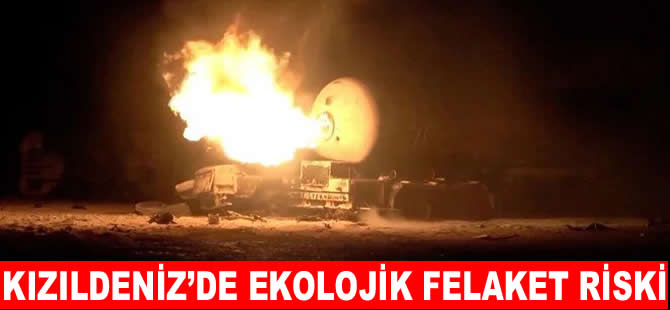 Kızıldeniz'de ABD'nin hedef aldığı limanda petrol sızıntısı