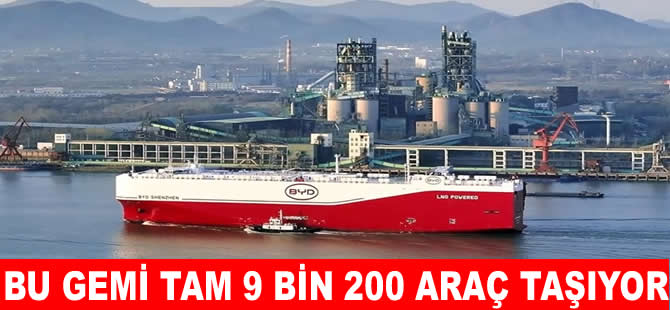 BYD’nin dev gemisi Shenzhen 9 bin 200 araçla sefere çıktı