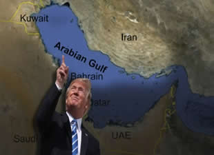 Trump, şimdi de kafayı Basra Körfezi'nin adına taktı