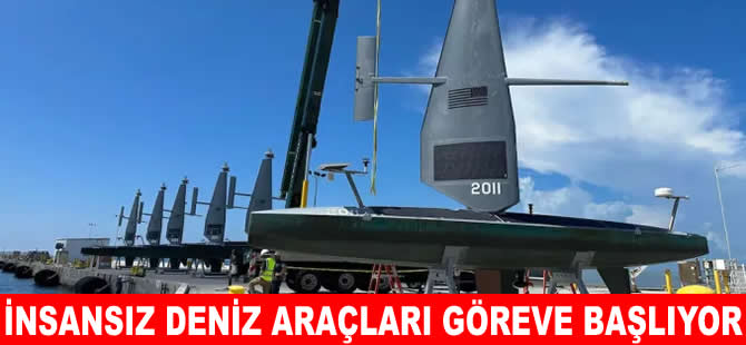 İnsansız deniz araçları göreve başlıyor